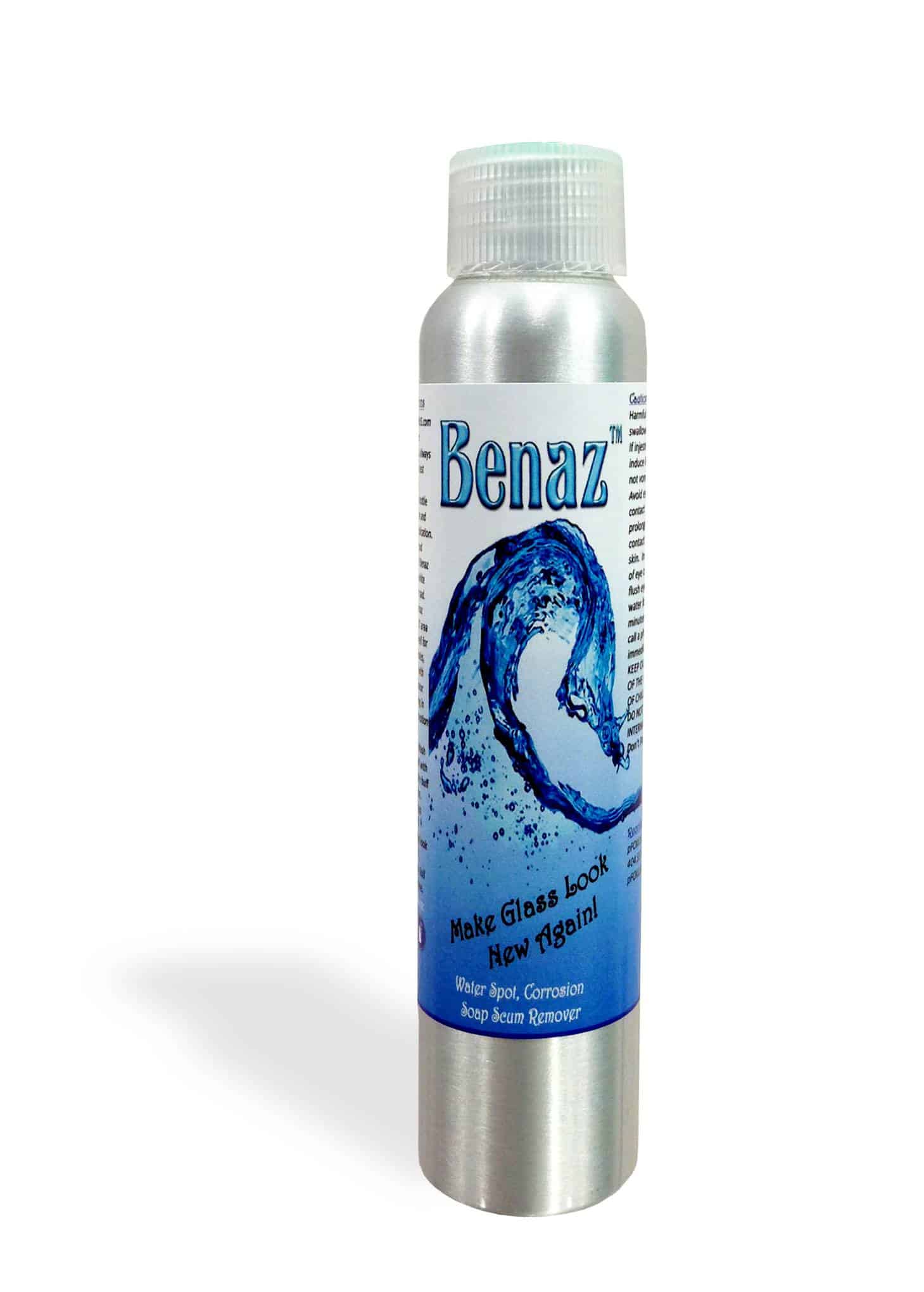 Benaz Single Glass water spot remover etching pfokus
