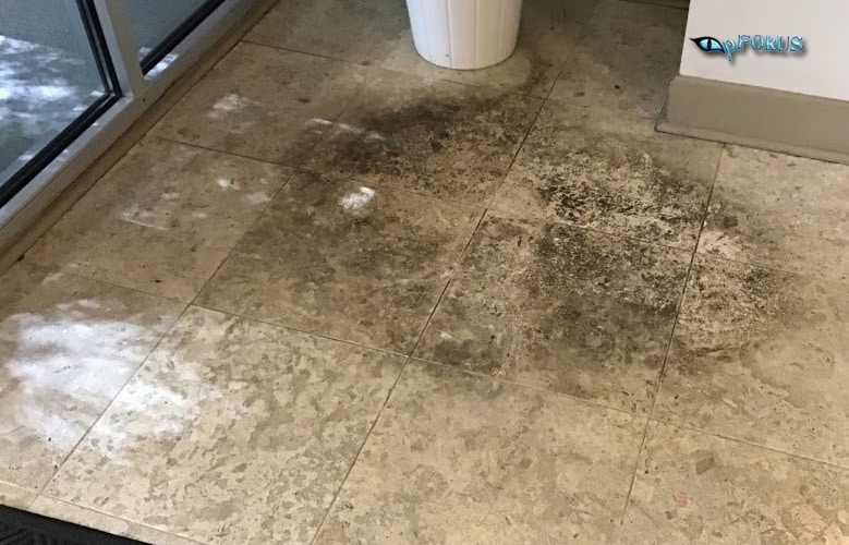 Remove Rust Stains From Travertine, Brown Stains On Bathroom Floor