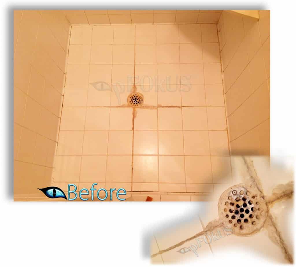 Shower Floor Grout & Efflorescence cleaner and remover | Zido