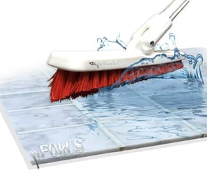 Grout Cleaning Brush with V-Notched Technology